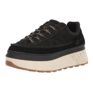 UGG Women's Marin Lace Sneaker Size 8.5 Black Shoes 2 Inch Platform